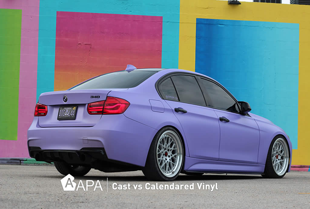 Which Car Wrap Material is Best, Cast or Calendared? - APA America